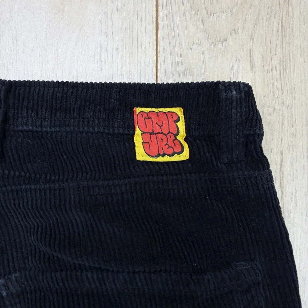Empyre Corduroy Pants Mens Size 30x28 Baggy Straight Fitting Y2K Black Skate